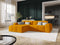 Micadoni Velvet Left Corner Sofa