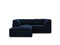 Micadoni Velvet Modular Left Corner Sofa