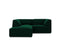 Micadoni Velvet Modular Left Corner Sofa