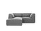 Micadoni Velvet Modular Left Corner Sofa