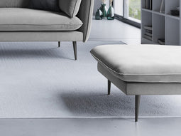 Micadoni Velvet Pouf "Agate" 1 Seat
