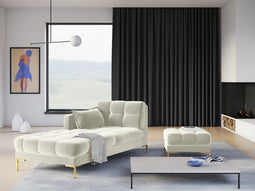 Micadoni Velvet Pouf "Mamaia" 1 Seat