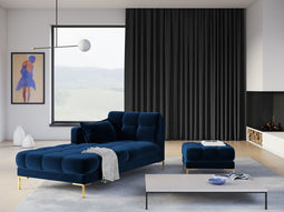 Micadoni Velvet Pouf "Mamaia" 1 Seat
