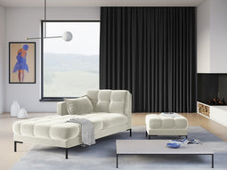 Micadoni Velvet Pouf "Mamaia" 1 Seat