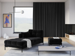 Micadoni Velvet Pouf "Mamaia" 1 Seat