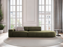 Micadoni Right Velvet Sofa "Jodie" 3 Seats