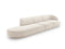 Micadoni Left Velvet Sofa