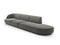Micadoni Right Velvet Sofa