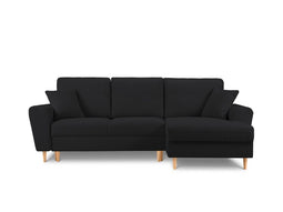 Micadoni Boucle Right Corner Sofa With Bed Function And Box "Moghan" 4 Seats