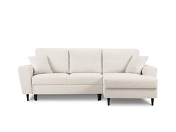 Micadoni Boucle Right Corner Sofa With Bed Function And Box "Moghan" 4 Seats