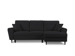 Micadoni Boucle Right Corner Sofa With Bed Function And Box "Moghan" 4 Seats