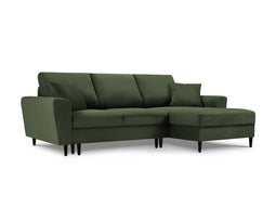 Micadoni Right Corner Sofa With Bed Function And Box "Moghan" 4 Seats