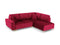 Micadoni Velvet Right Corner Sofa With Bed Function And Box