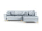 Micadoni Velvet Right Corner Sofa With Bed Function And Box