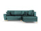 Micadoni Velvet Right Corner Sofa With Bed Function And Box