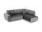 Micadoni Velvet Right Corner Sofa With Bed Function And Box