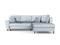 Micadoni Velvet Right Corner Sofa With Bed Function And Box