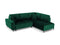 Micadoni Velvet Right Corner Sofa With Bed Function And Box
