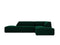 Micadoni Velvet Modular Right Corner Sofa