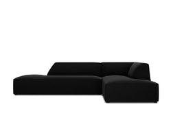 Micadoni Velvet Modular Right Corner Sofa "Ruby" 4 Seats