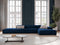 Micadoni Velvet Right Corner Sofa