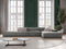 Micadoni Velvet Right Corner Sofa