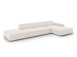 Micadoni Velvet Right Corner Sofa "Jodie" 5 Seats