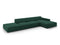 Micadoni Velvet Right Corner Sofa