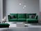 Micadoni Velvet Right Corner Sofa