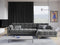 Micadoni Velvet Right Corner Sofa