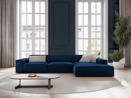 Micadoni Velvet Right Corner Sofa "Jodie" 4 Seats