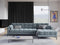 Micadoni Velvet Right Corner Sofa