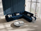 Micadoni Velvet Right Corner Sofa
