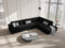 Micadoni Velvet Right Corner Sofa