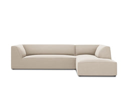 Micadoni Velvet Modular Right Corner Sofa "Ruby" 4 Seats