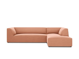 Micadoni Velvet Modular Right Corner Sofa "Ruby" 4 Seats