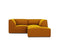 Micadoni Velvet Modular Right Corner Sofa