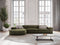 Micadoni Velvet Left Corner Sofa