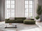 Micadoni Velvet Right Corner Sofa
