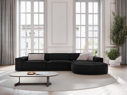 Micadoni Velvet Right Corner Sofa "Jodie" 4 Seats