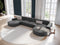 Micadoni Velvet Panoramic Sofa