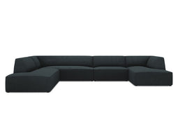 Micadoni Panoramic Left Corner Sofa "Ruby" 7 Seats
