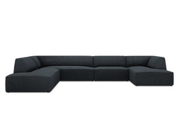 Micadoni Panoramic Left Corner Sofa "Ruby" 7 Seats