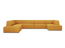 Micadoni Panoramic Left Corner Sofa "Ruby" 7 Seats