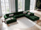 Micadoni Velvet Panoramic Right Corner Sofa