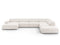 Micadoni Velvet Panoramic Right Corner Sofa