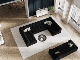 Micadoni Velvet Panoramic Sofa "Kendal" 7 Seats
