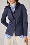 Jacket with zip off hood - Navy