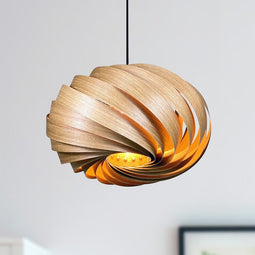 GOFURNIT Hanging lamp 'Quiescenta' in oak wood