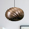 GOFURNIT Hanging lamp 'Quiescenta' in walnut wood